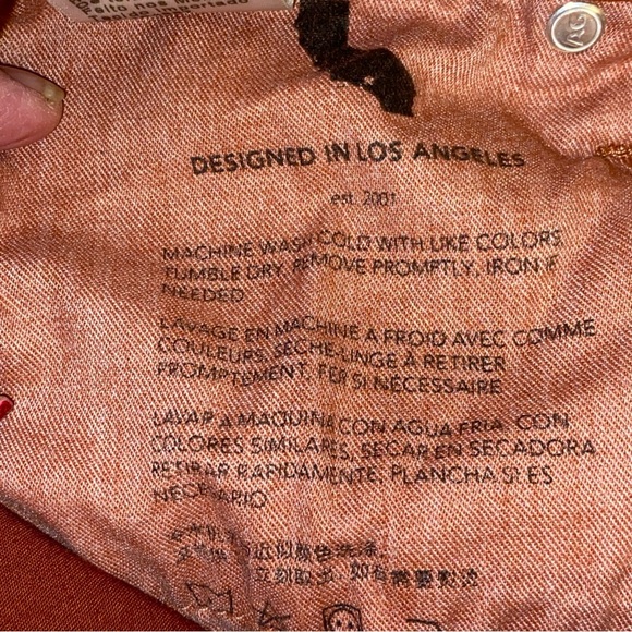 AG Adriano Goldschmied Pants Womens Sz 31 FARRAH Ankle Cocoa Cinnamon Silky Soft - Picture 5 of 10